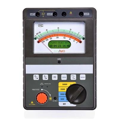 BC2010 Pwyntydd Arddangos Deuol Deallus Math Offer Prawf Ymwrthedd Inswleiddi...